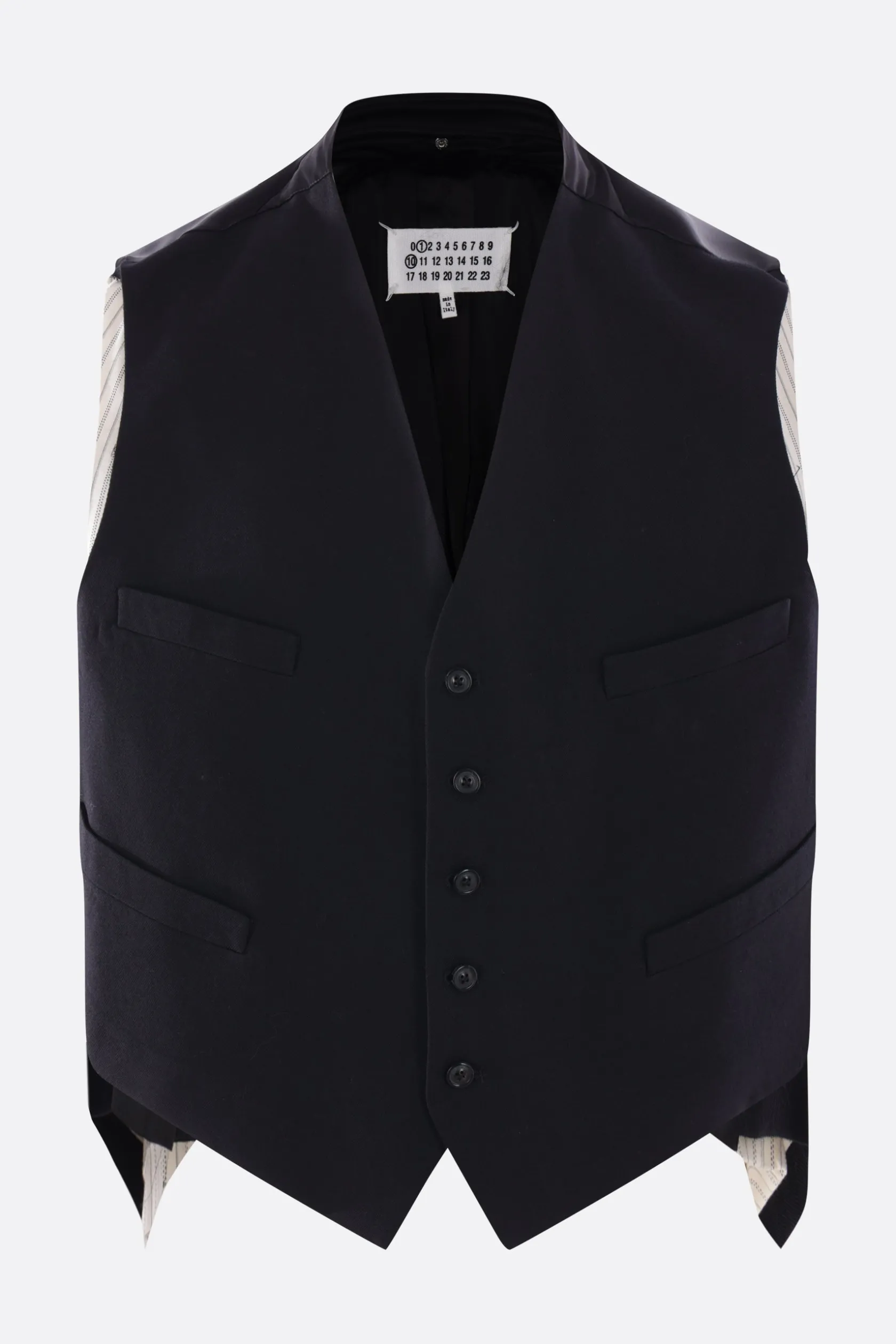 Capispalla>MAISON MARGIELA gilet Anonymity of the lining Nero