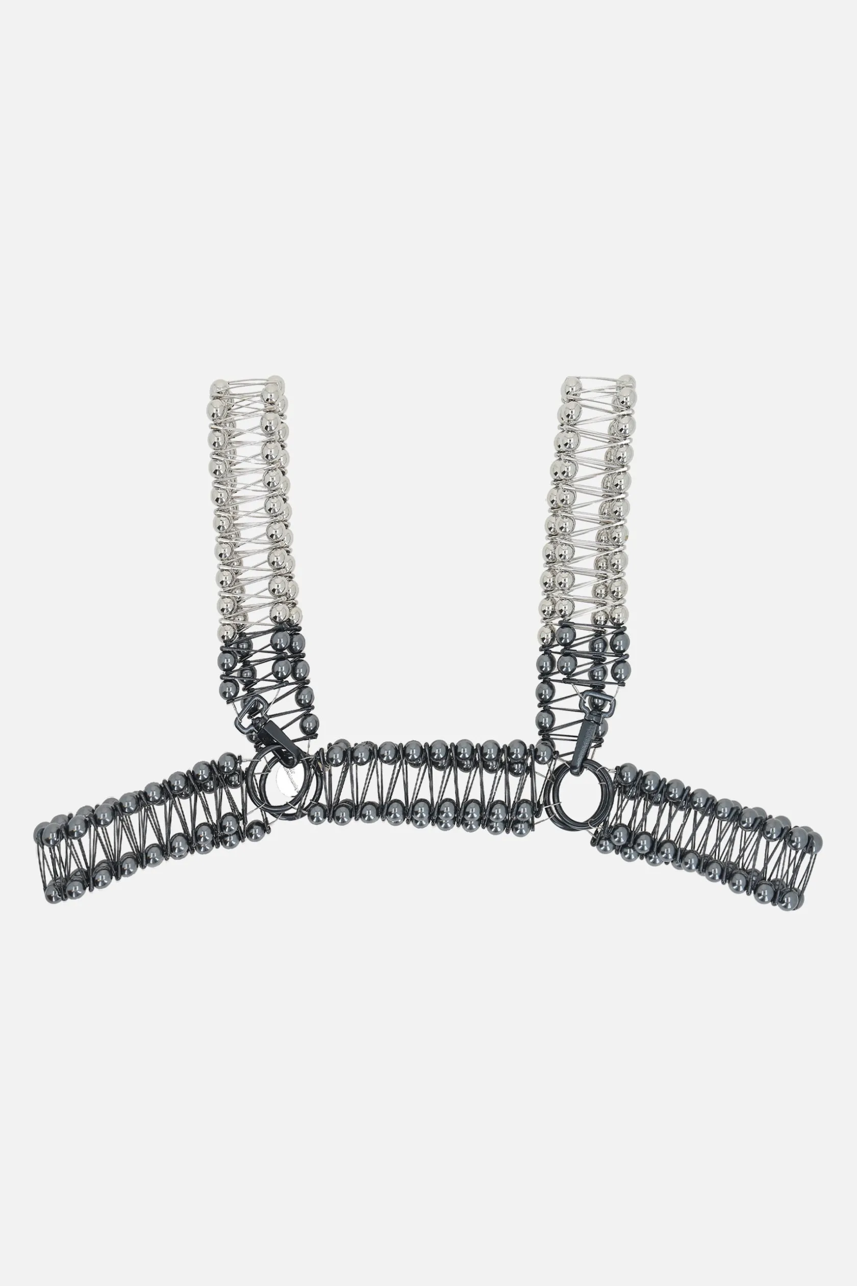 Capispalla>NOIR KEI NINOMIYA gilet con sfere metalliche e spille da balia Nero