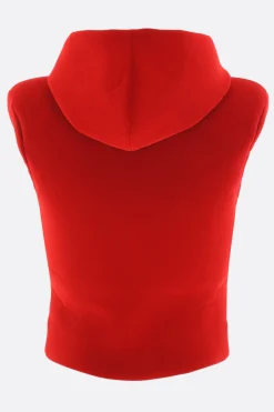 Capispalla>DURAN LANTINK gilet imbottito in velluto di neoprene Rosso