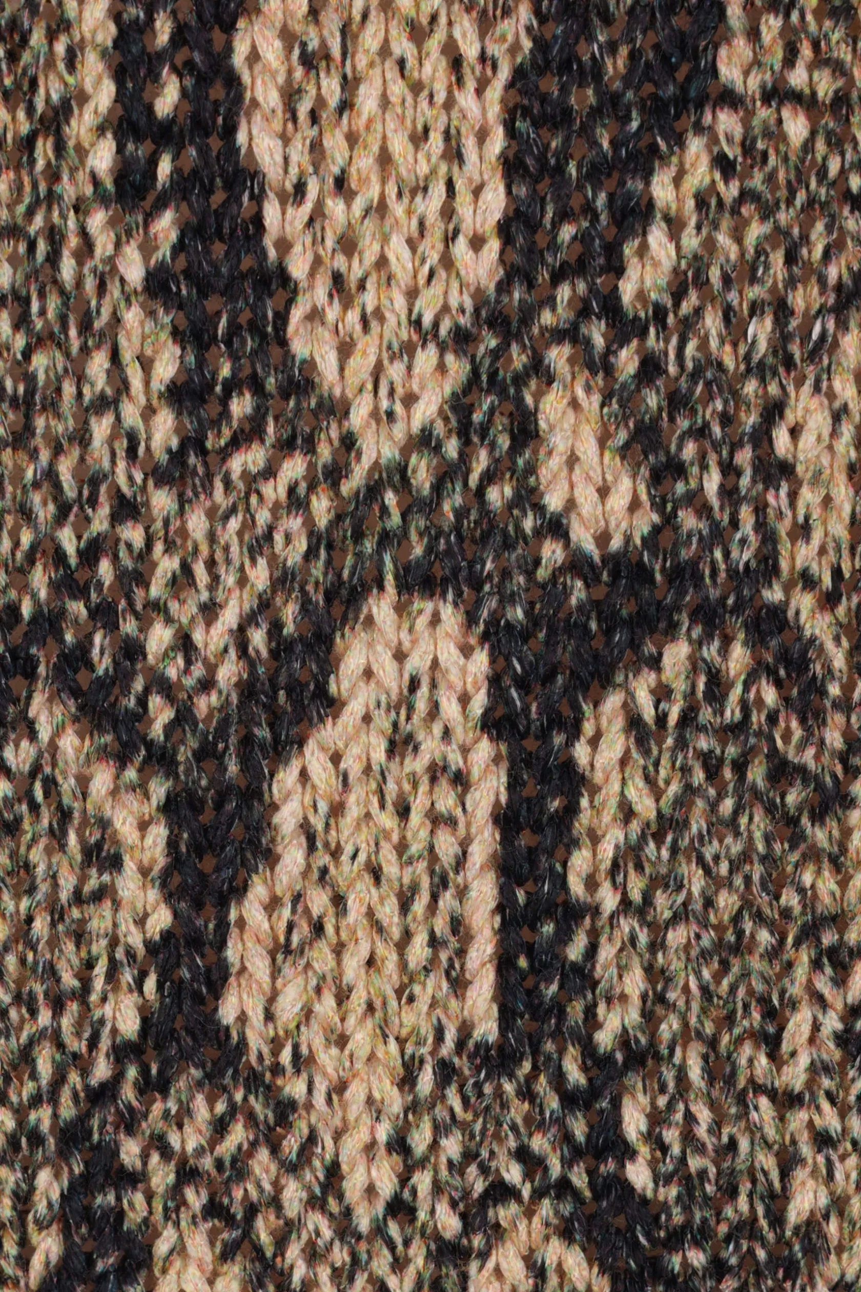 Topwear>DRIES VAN NOTEN gilet in maglia a motivo animalier Neutro