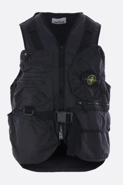 Capispalla>STONE ISLAND gilet in Membrana 3L TC Nero