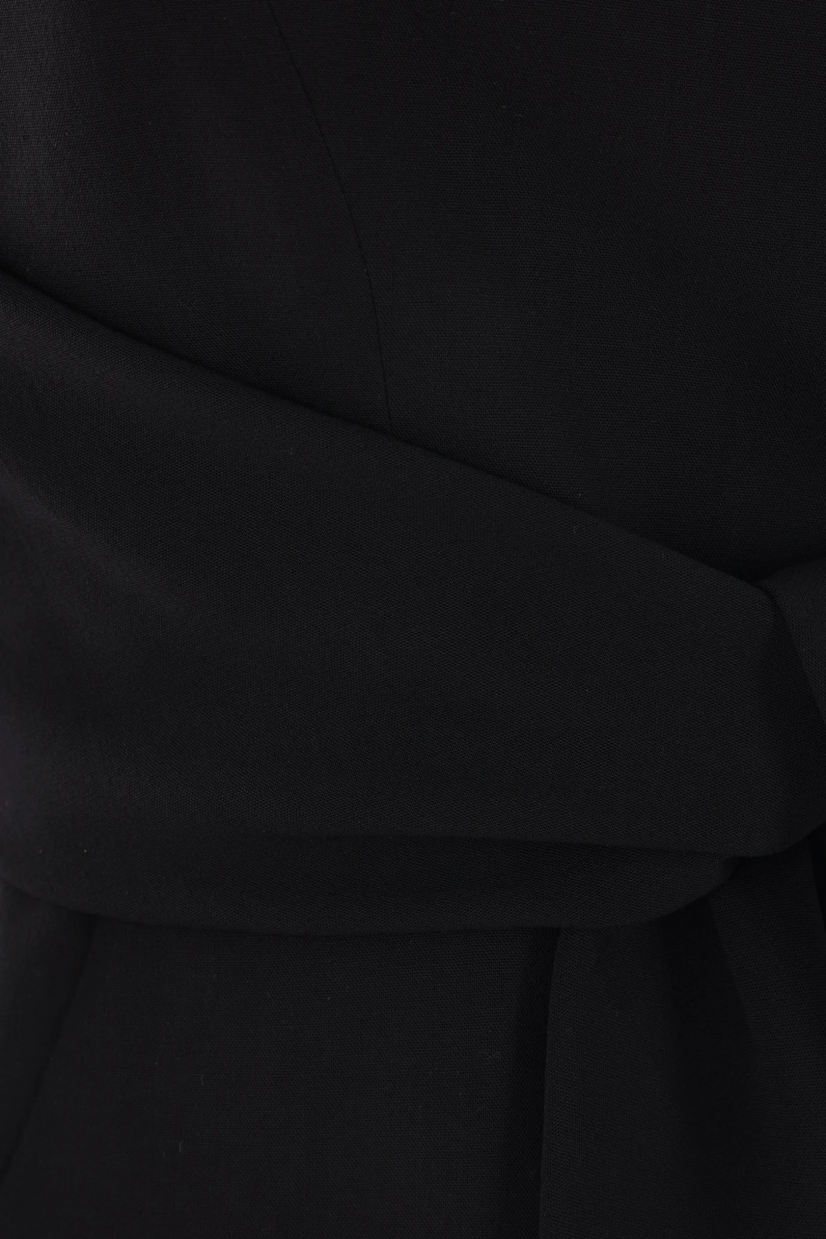 Capispalla>RICK OWENS gilet Strutter in lana Nero