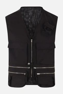 Capispalla>MAGLIANO gilet Supercargo in cotone Nero