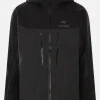 Capispalla>ARC'TERY X giubbotto Alpha in tessuto GORE-TEX Nero