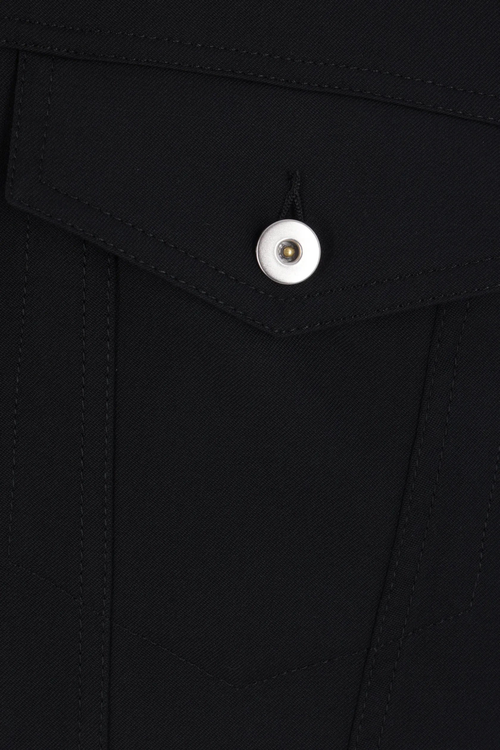 Capispalla>BLACK COMME des GARÇONS giubbotto asimmetrico oversize in gabardine Nero