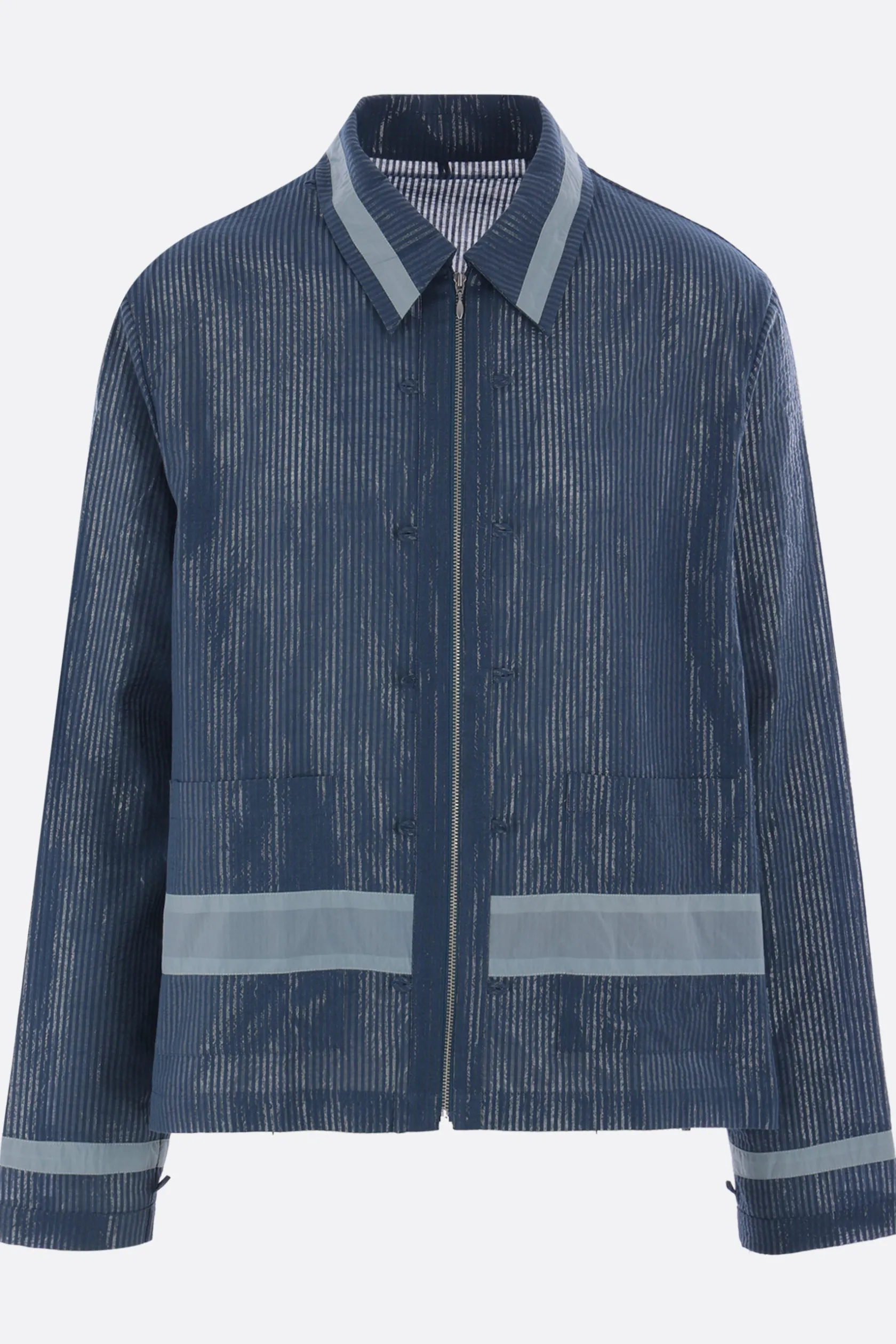 Capispalla>CRAIG GREEN giubbotto full-zip a doppio strato Blu
