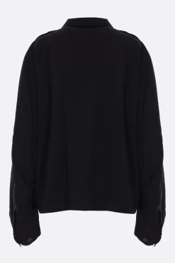 Capispalla>UNDERCOVER giubbotto full-zip in rayon Nero