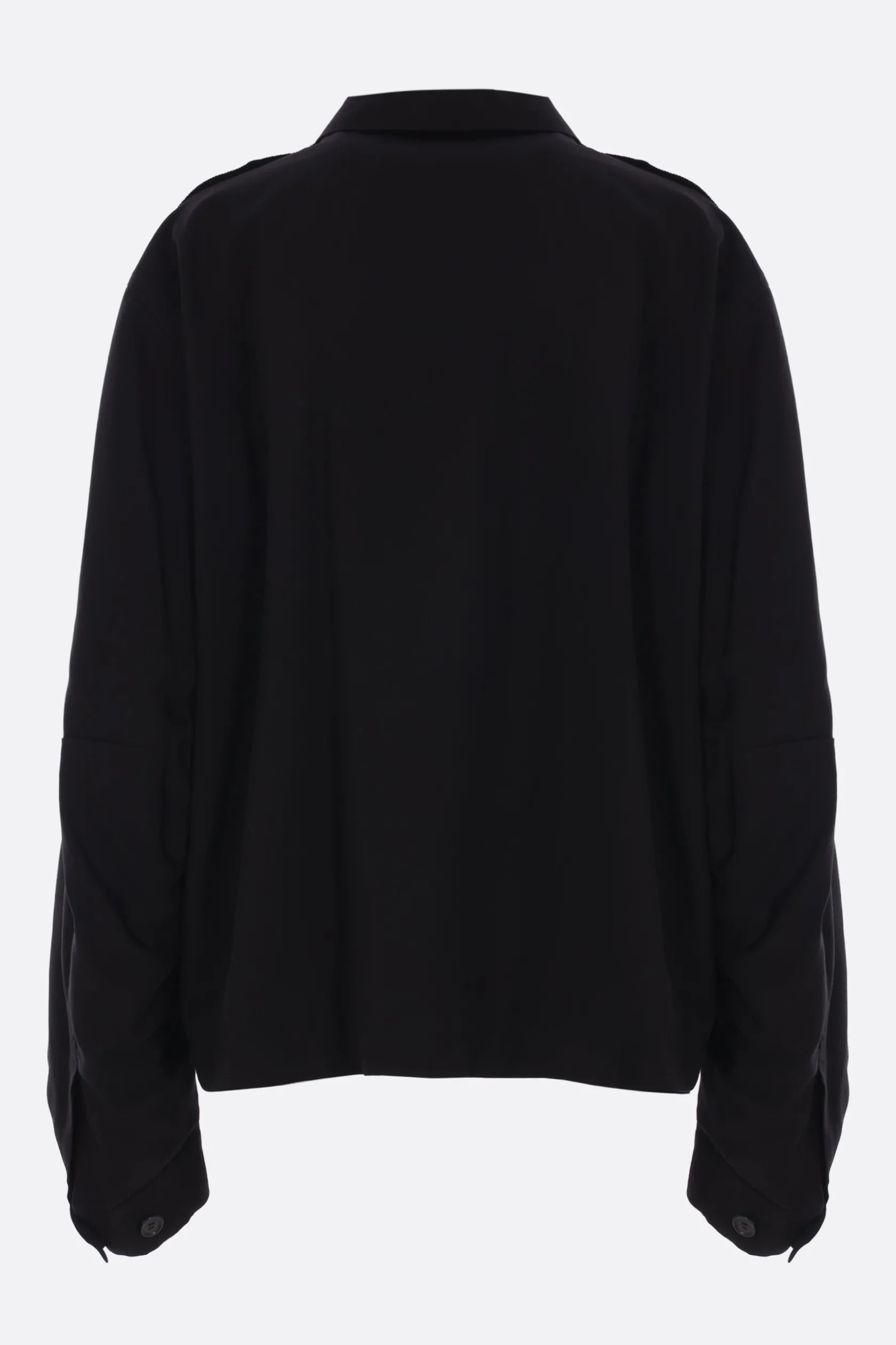 Capispalla>UNDERCOVER giubbotto full-zip in rayon Nero