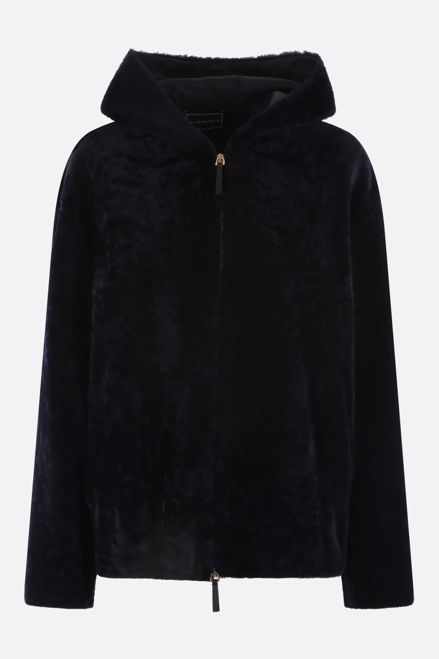 Capispalla>10 CORSO COMO giubbotto full-zip in shearling Blu
