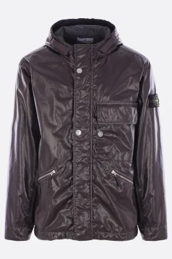 Capispalla>STONE ISLAND giubbotto imbottito in Mussola Gommata-TC Grigio
