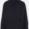Capispalla>JUNYA WATANABE MAN giubbotto in cotone tecnico con ricamo Blu