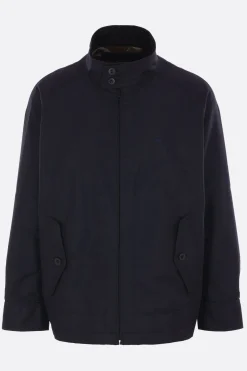 Capispalla>JUNYA WATANABE MAN giubbotto in cotone tecnico con ricamo Blu