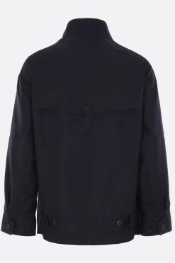 Capispalla>JUNYA WATANABE MAN giubbotto in cotone tecnico con ricamo Blu