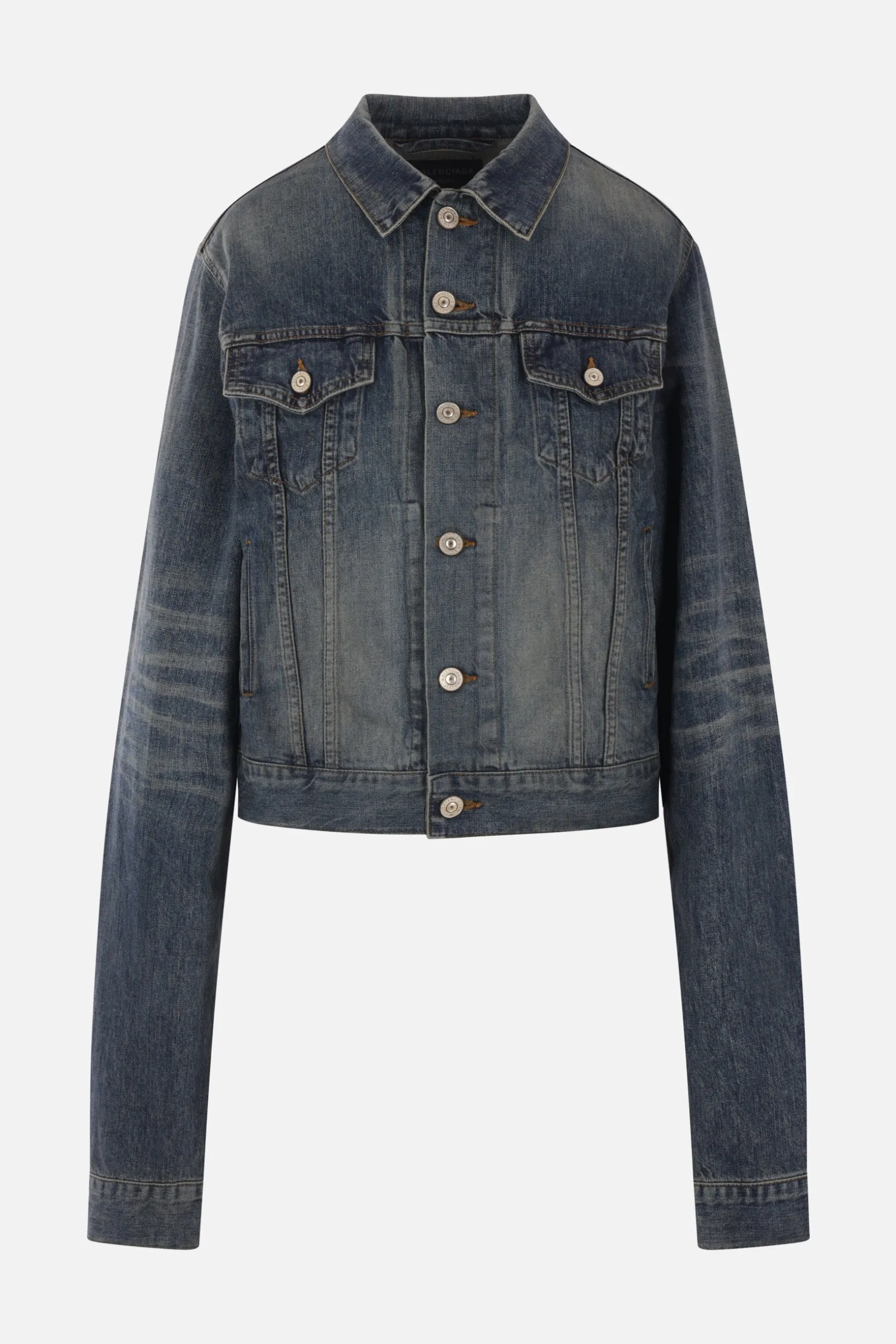 Capispalla>BALENCIAGA giubbotto in denim Blu
