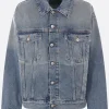 Capispalla>MM6 giubbotto in denim con cut-out Blu