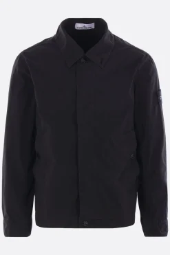 Capispalla>STONE ISLAND giubbotto in Light Compact Touch Poly-TC Nero