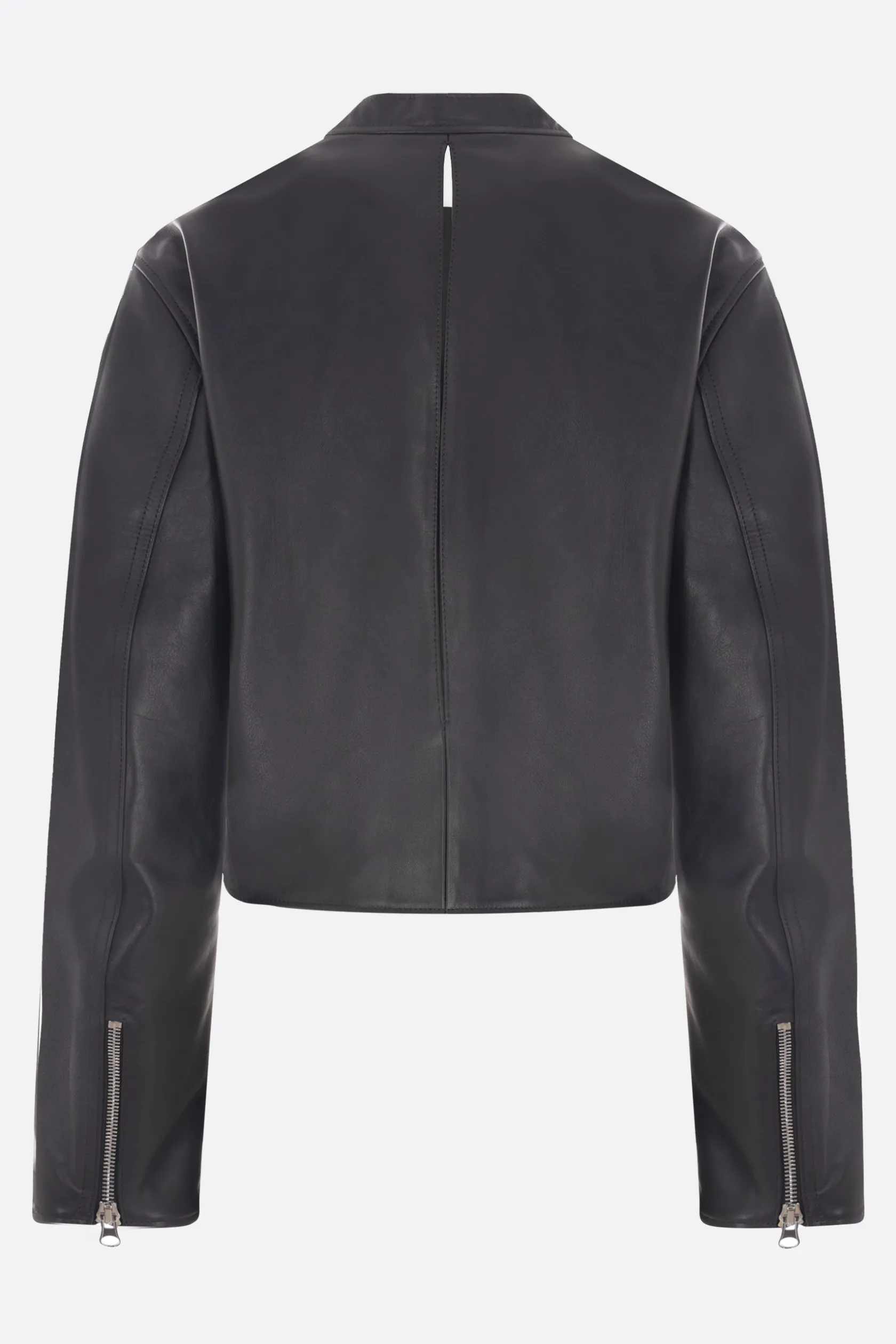 Capispalla>MM6 giubbotto in pelle twist Nero