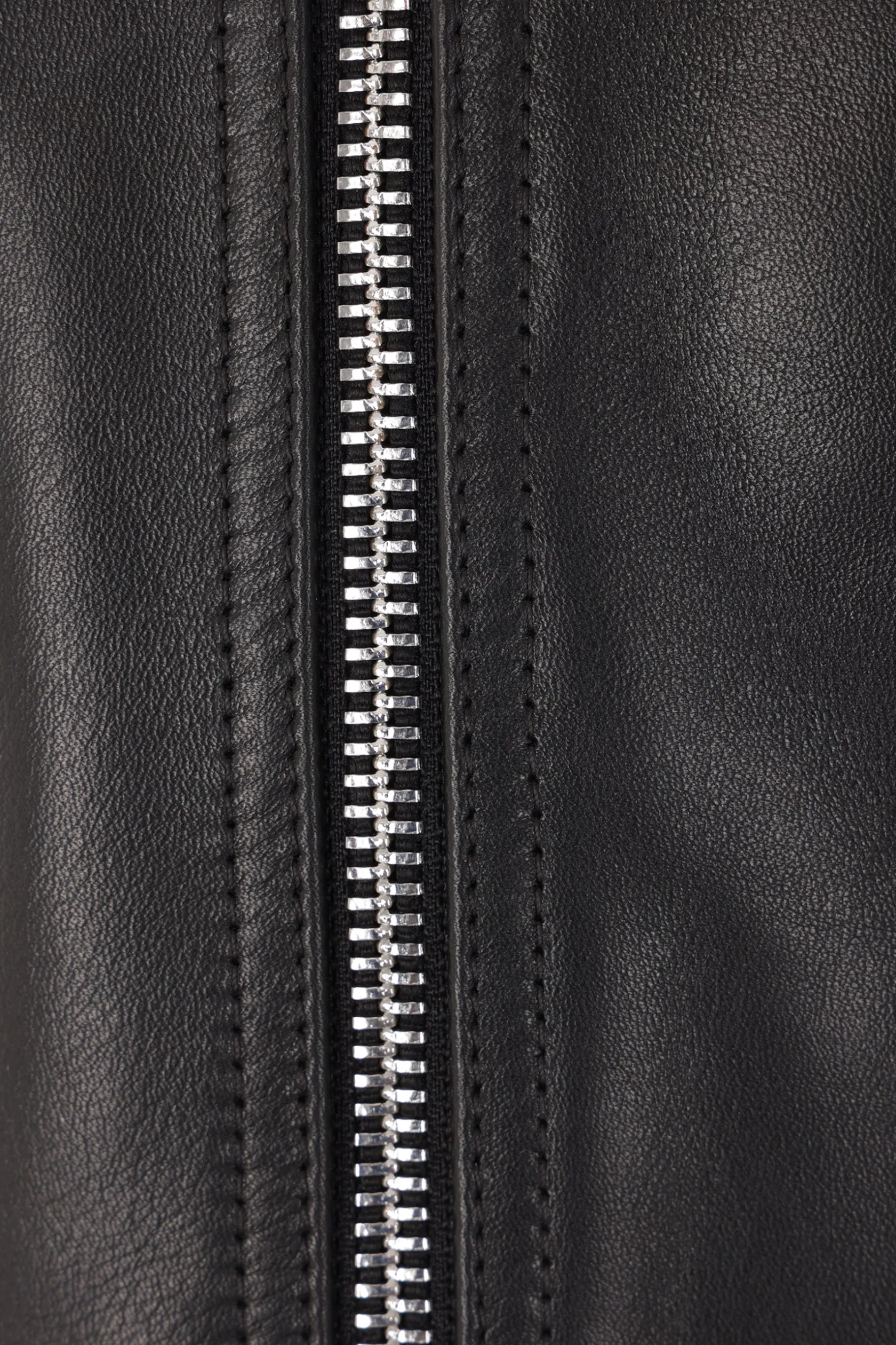 Capispalla>MM6 giubbotto in pelle twist Nero