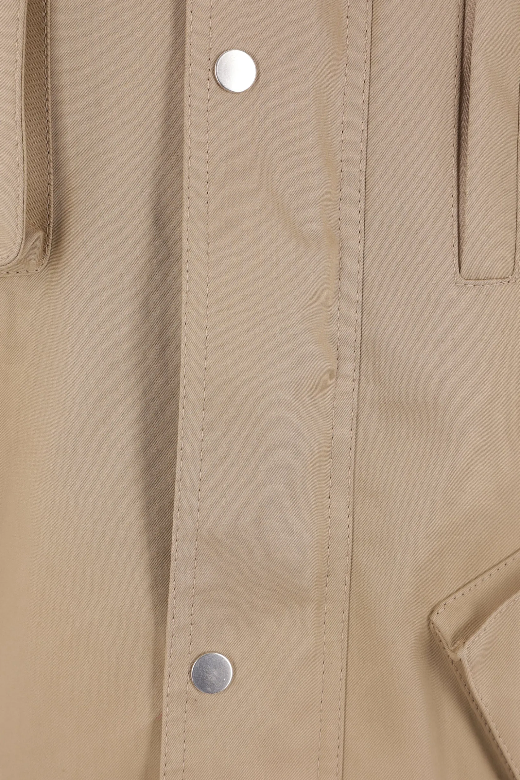 Capispalla>NICCOLÒ PASQUALETTI giubbotto oversize Carico in twill Neutro