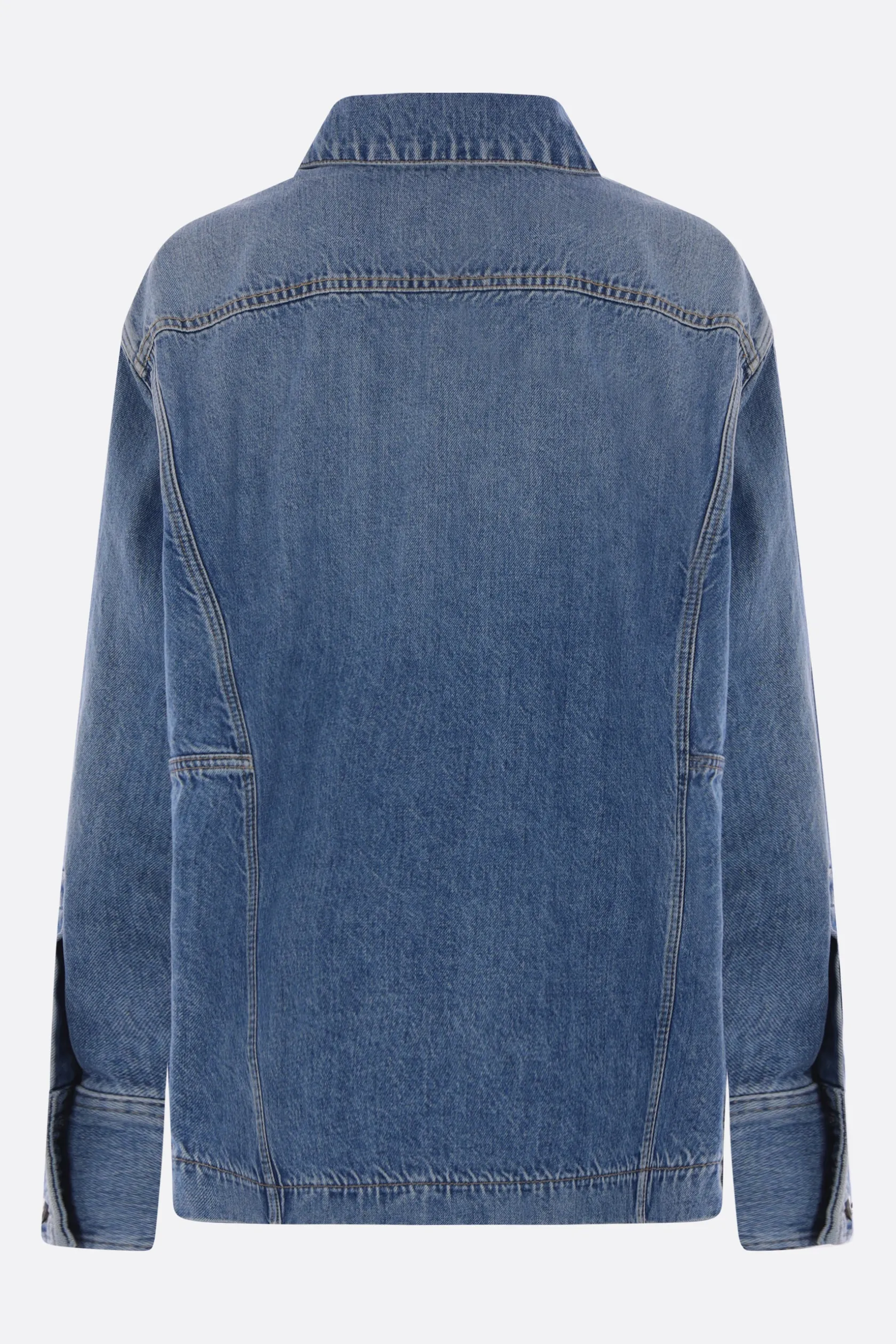 Capispalla>PLAN C giubbotto oversize in denim Blu