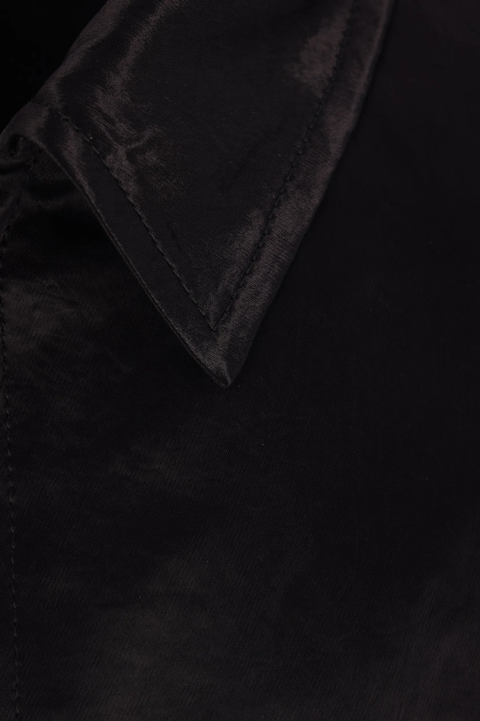 Capispalla>BLACK COMME des GARÇONS giubbotto reversibile in raso e twill Nero
