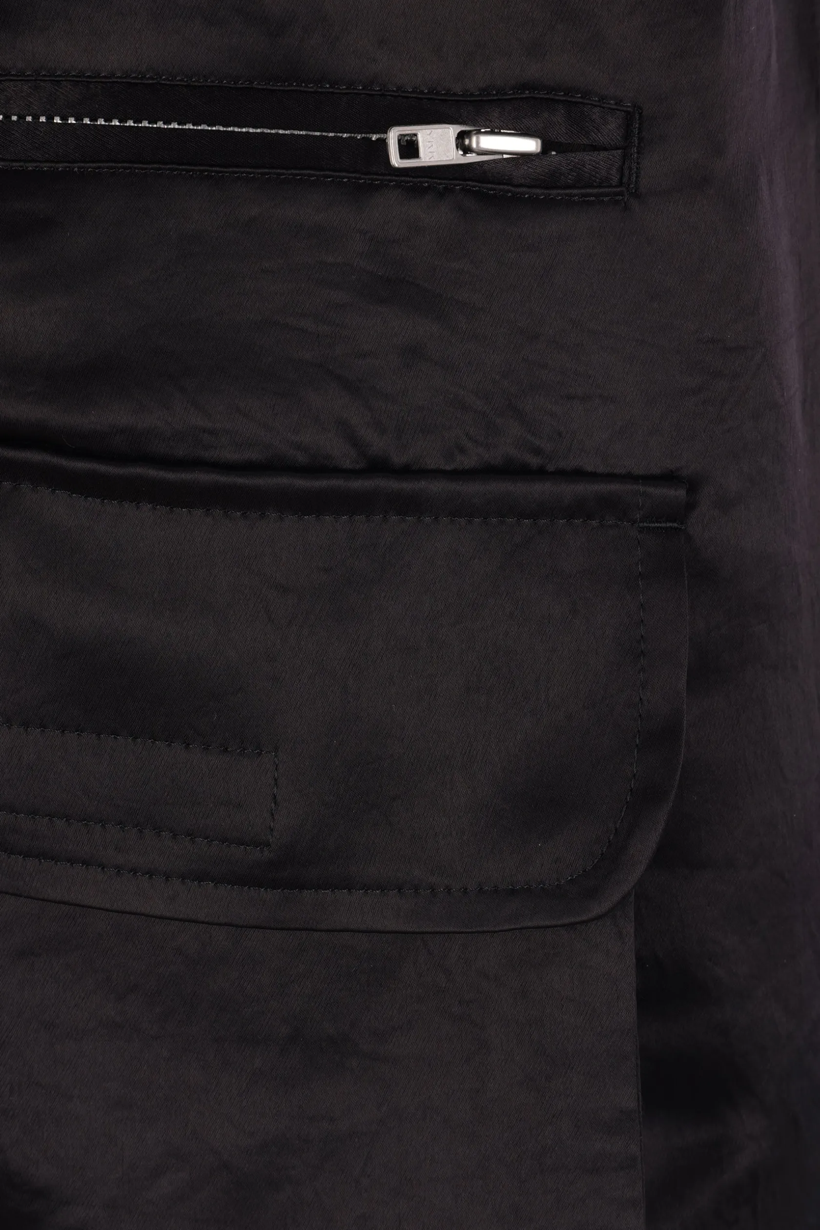 Capispalla>BLACK COMME des GARÇONS giubbotto reversibile in raso e twill Nero