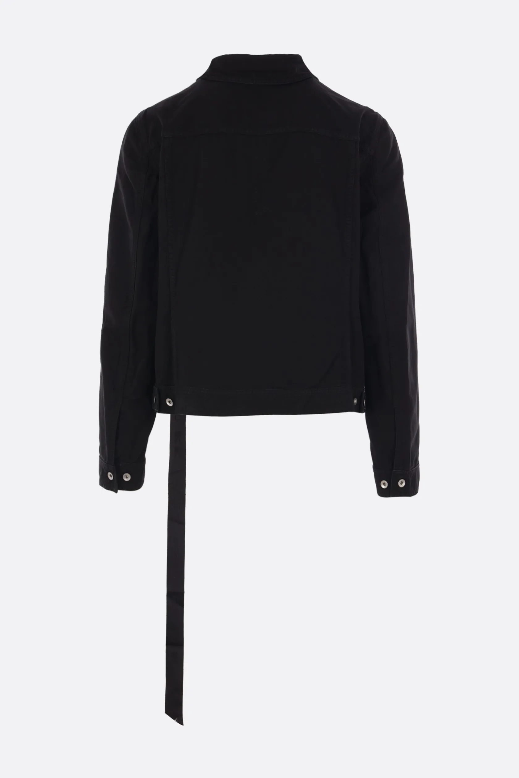 Capispalla>RICK OWENS DRKSHDW giubbotto Trucker in denim Nero