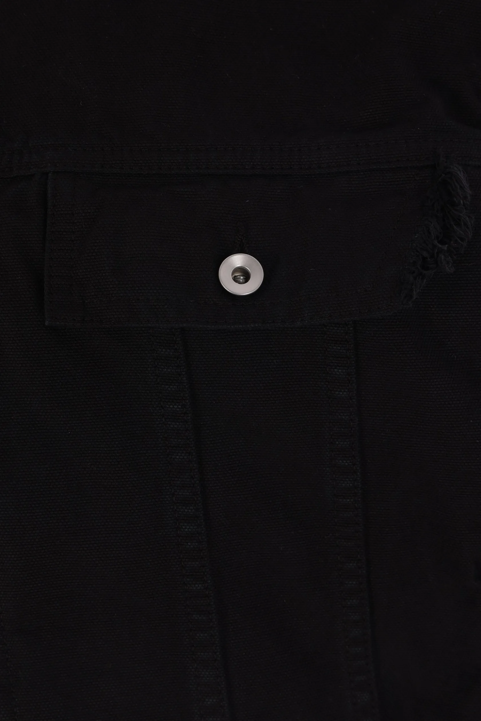 Capispalla>RICK OWENS DRKSHDW giubbotto Trucker in denim Nero
