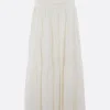 Gonne>MM6 gonna a balze in cotone Bianco