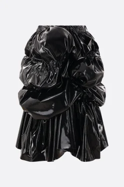 Gonne>COMME DES GARÇONS gonna a palloncino in vinile Nero
