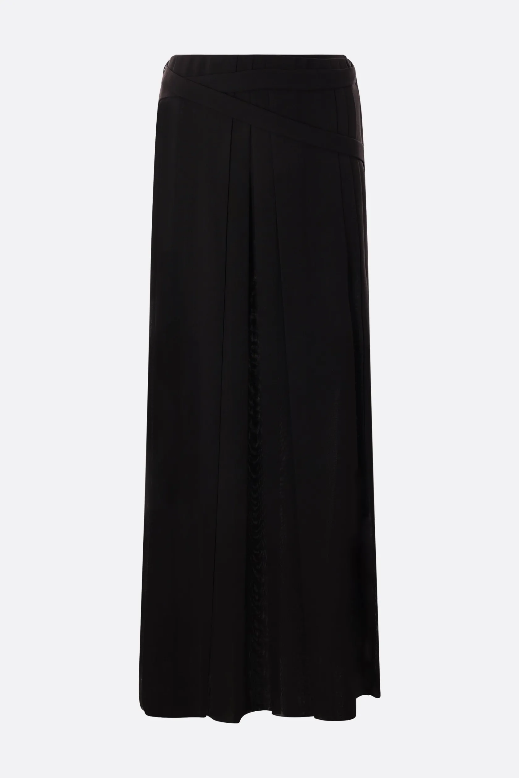 Gonne>ANN DEMEULEMEESTER gonna a portafoglio Norell in misto lana Nero