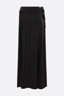 Gonne>ANN DEMEULEMEESTER gonna a portafoglio Norell in misto lana Nero