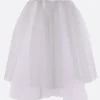 Gonne>COMME DES GARÇONS gonna a ruota in tulle Argento