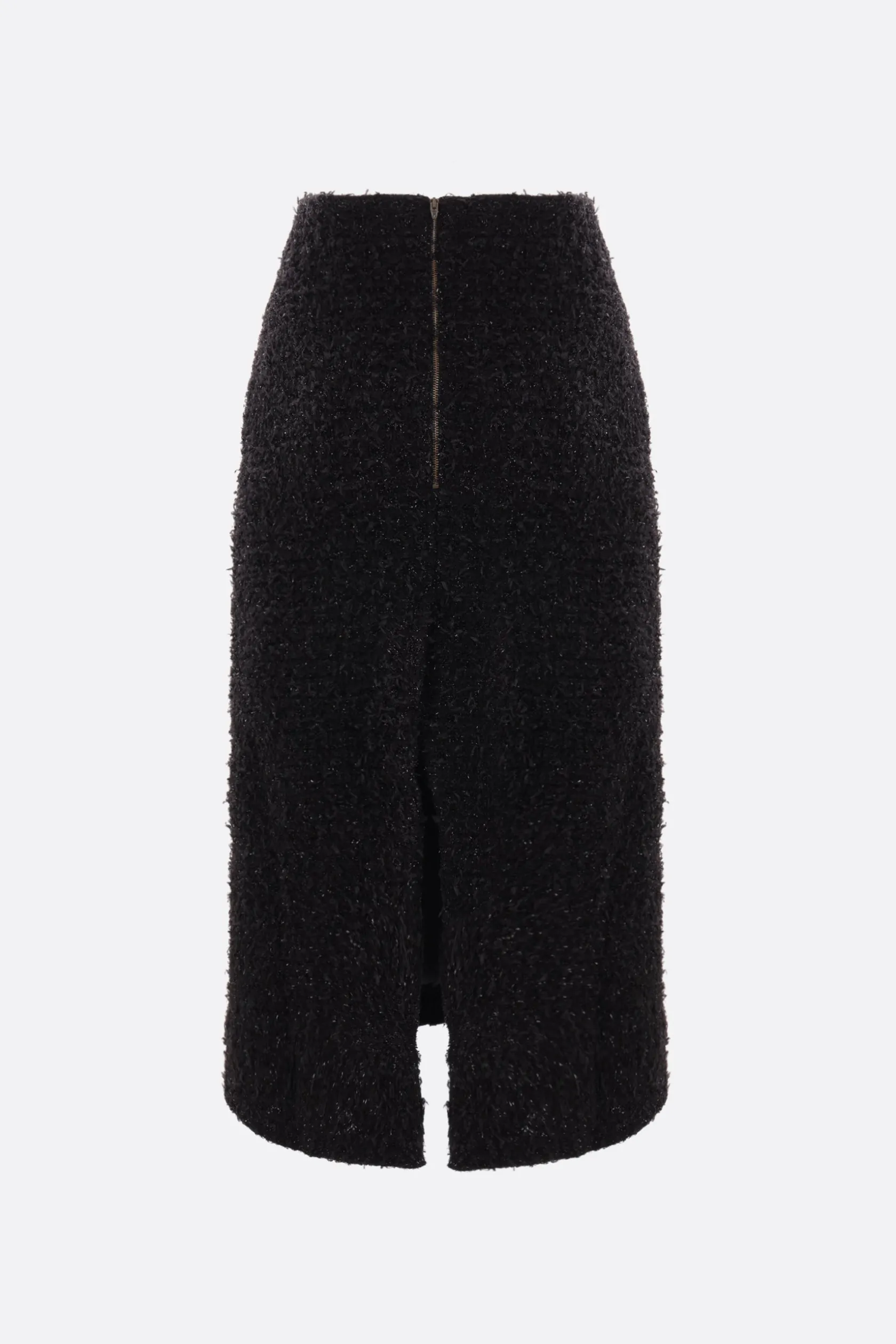Gonne>BALENCIAGA gonna a tubino in tweed Nero