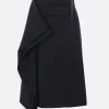 Gonne>NOIR KEI NINOMIYA gonna destrutturata in lana Nero