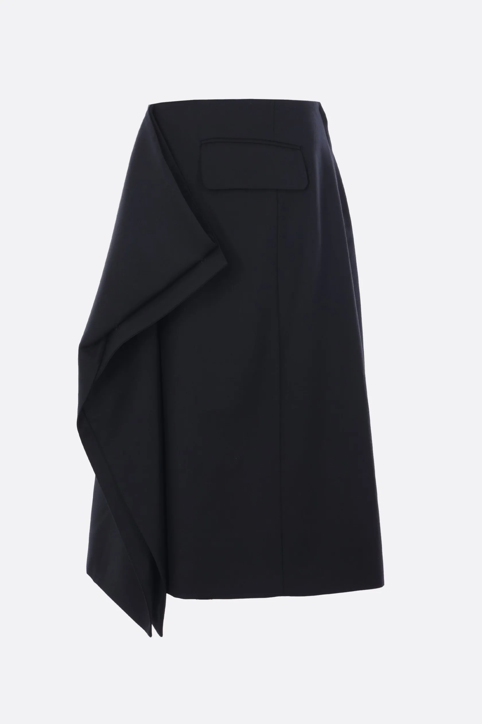 Gonne>NOIR KEI NINOMIYA gonna destrutturata in lana Nero