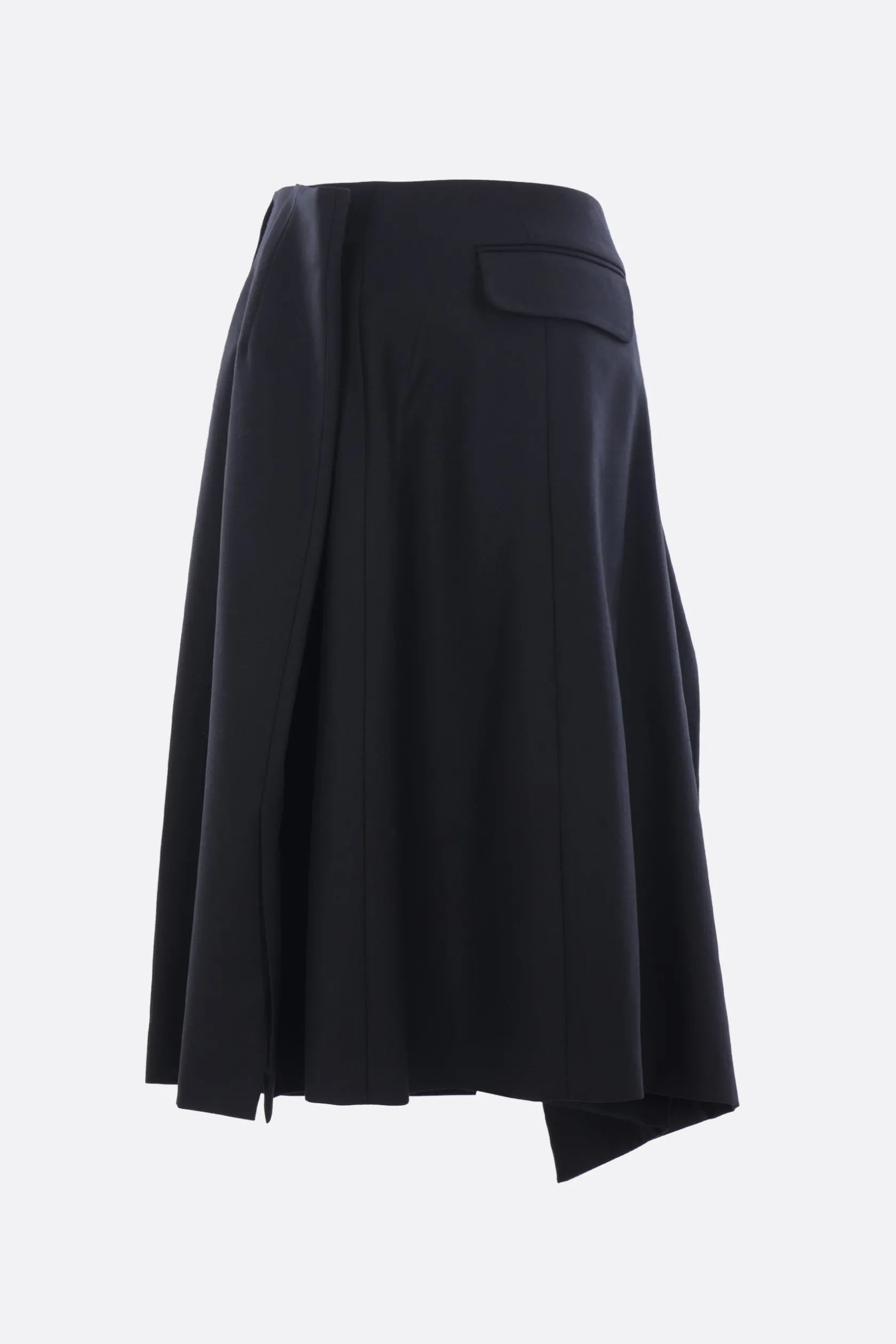 Gonne>NOIR KEI NINOMIYA gonna destrutturata in lana Nero