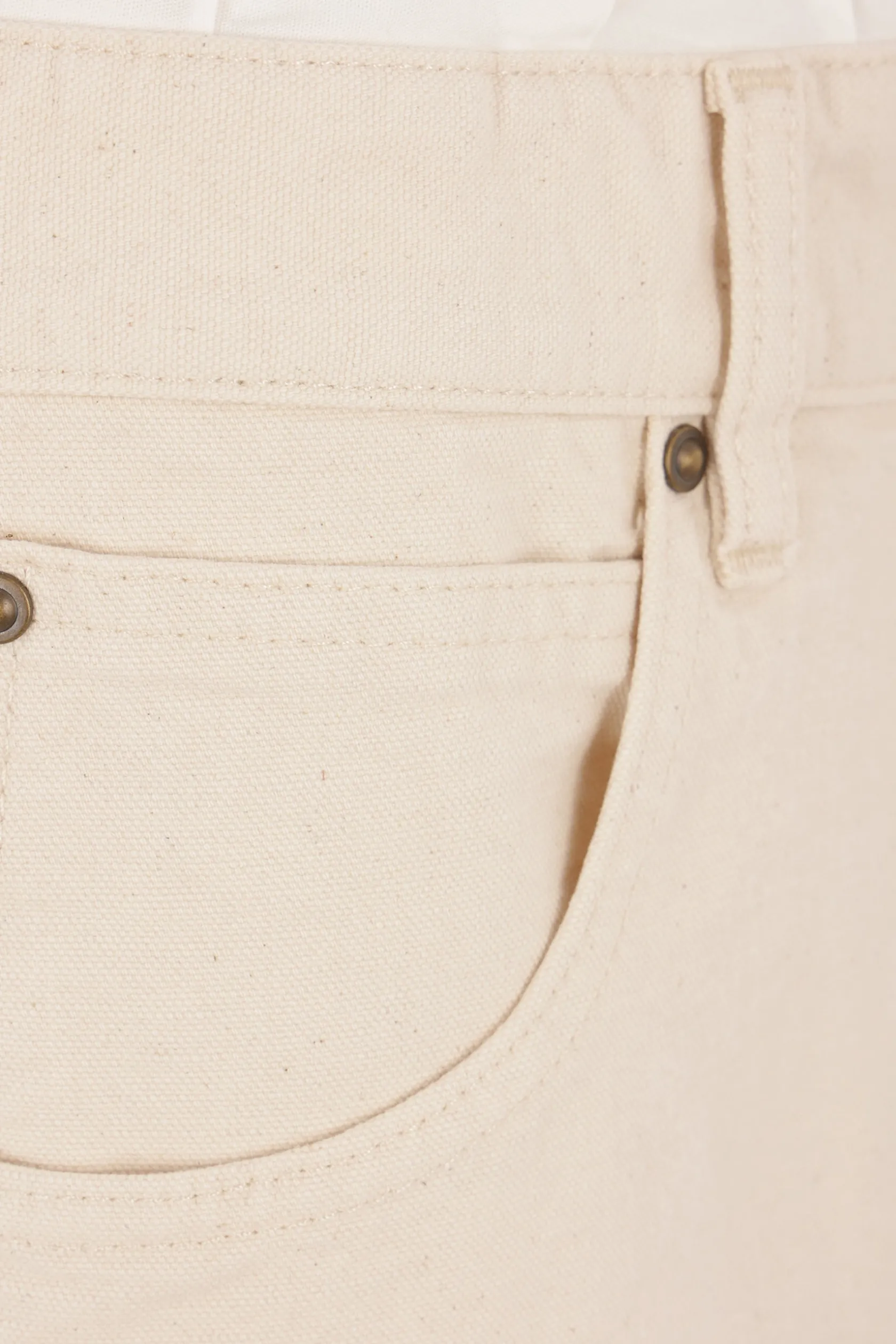 Gonne>MAISON MARGIELA gonna lunga Anonymity of the lining in denim Bianco