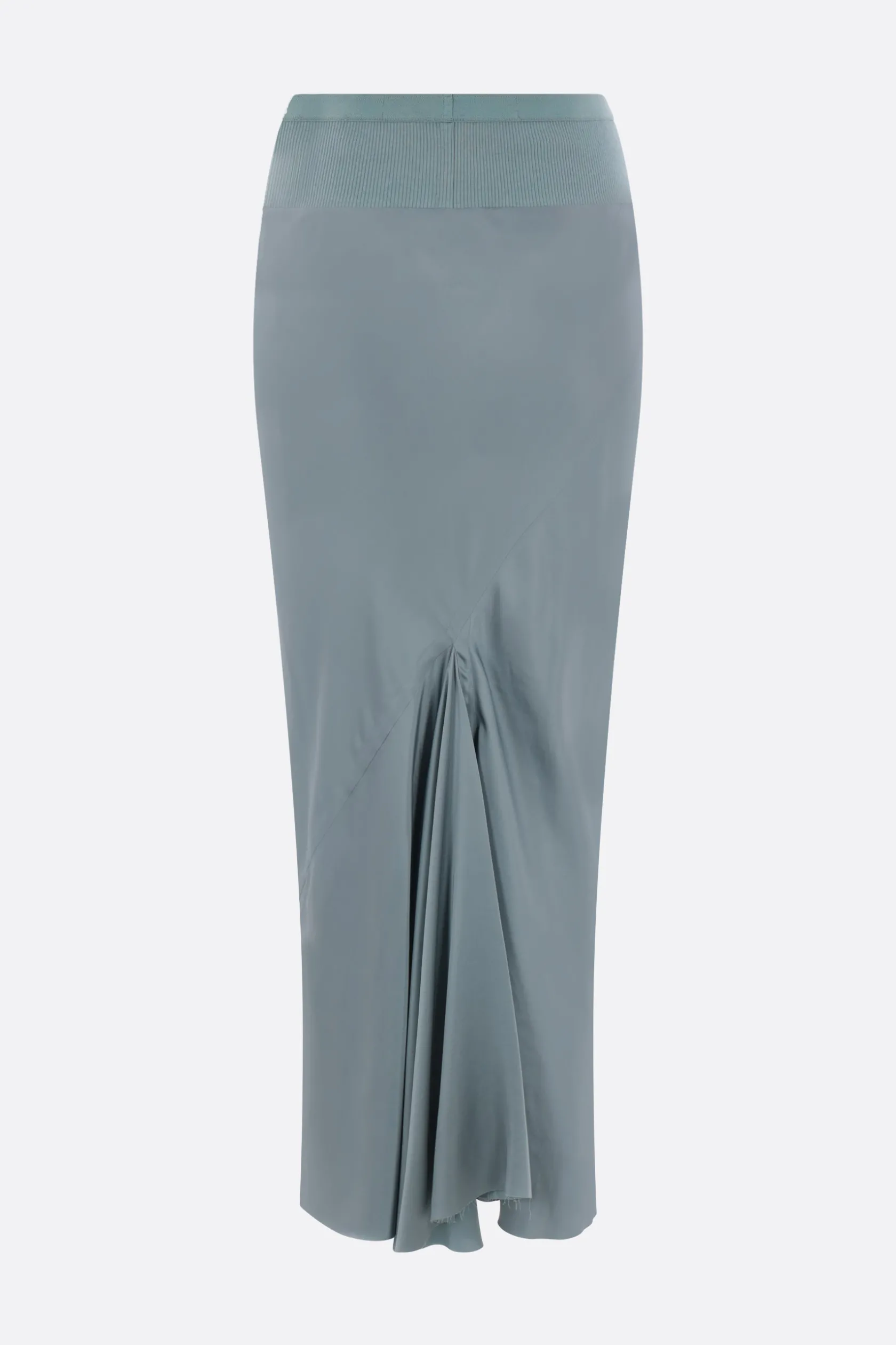 Gonne>RICK OWENS gonna midi Calf Bias in raso Blu