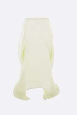 Gonne>MELITTA BAUMEISTER gonna midi in tessuto plissé ondulato Giallo