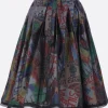 Gonne>COMME DES GARÇONS gonna midi strutturata in nylon Nero
