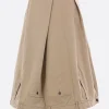 Gonne>HODAKOVA gonna Upside Trouser Wide Chino Neutro