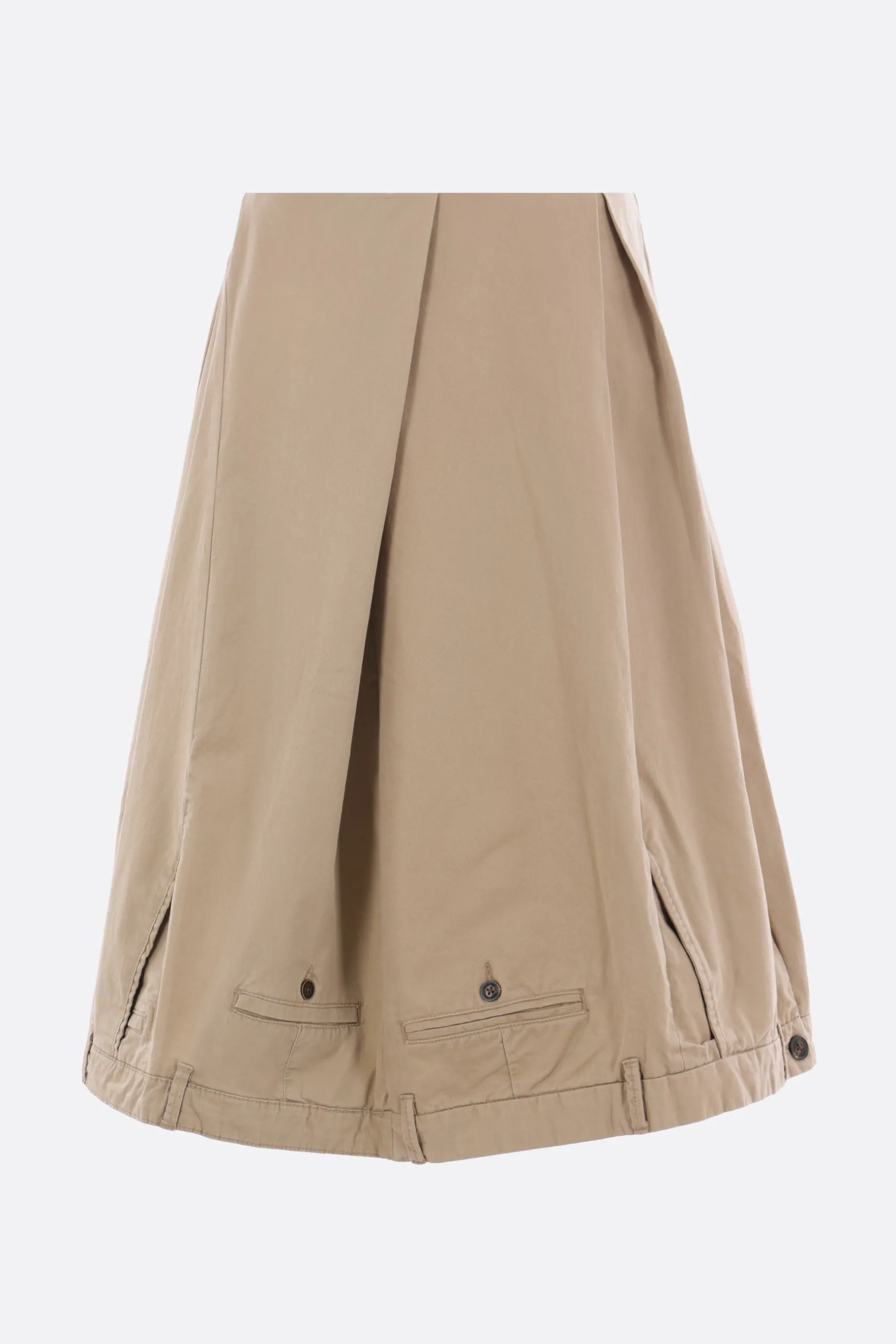 Gonne>HODAKOVA gonna Upside Trouser Wide Chino Neutro