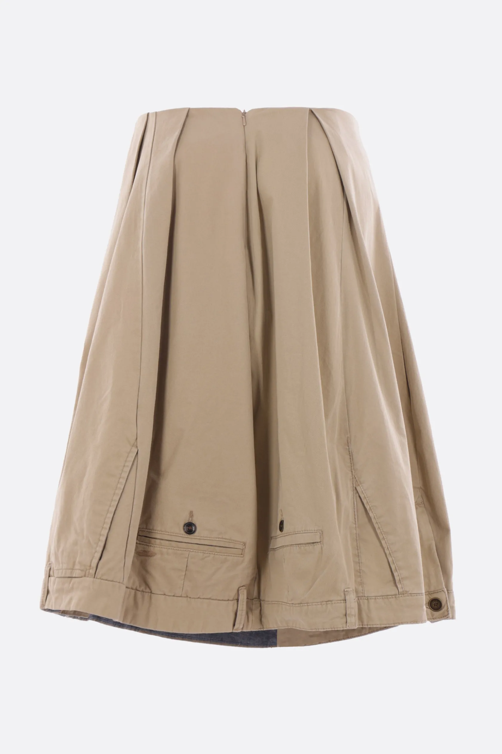 Gonne>HODAKOVA gonna Upside Trouser Wide Chino Neutro