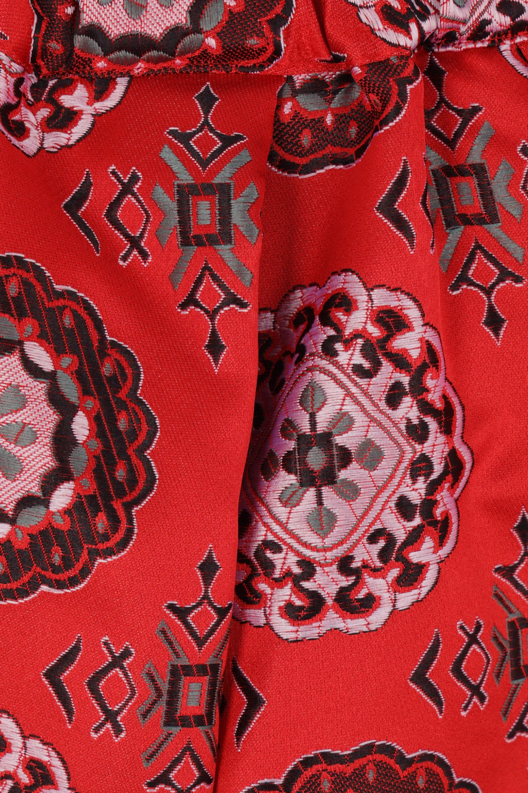 Pantaloni>COMME DES GARÇONS gonna-pantalone in jacquard Rosso