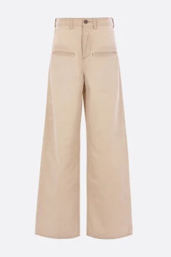 Jeans>UMA WANG jeans a gamba ampia Ball in denim Neutro