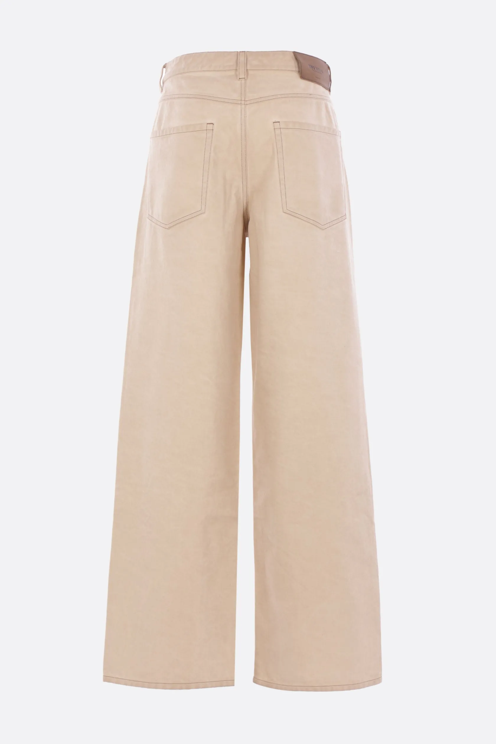 Jeans>UMA WANG jeans a gamba ampia Ball in denim Neutro