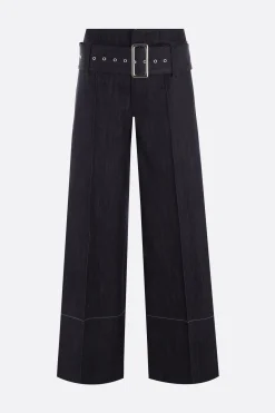 Pantaloni>10 CORSO COMO jeans a gamba ampia in denim stretch Blu