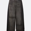 Jeans>MM6 jeans a gamba ampia in denim Grigio