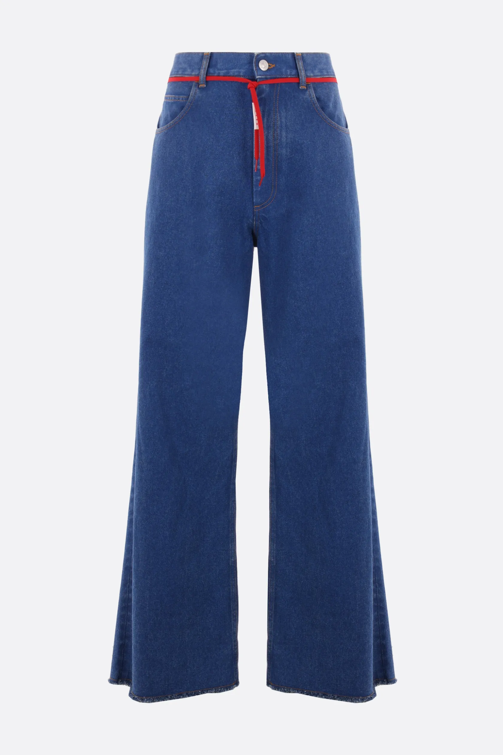 Jeans>MARNI jeans a gamba ampia in denim Blu